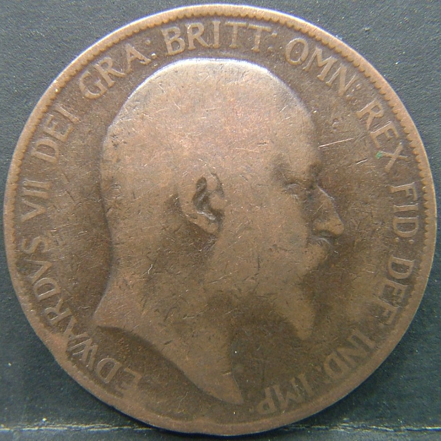 Back side of 🇬🇧 United Kingdom – Monarchs and Milestones 1 Penny 1907 coin