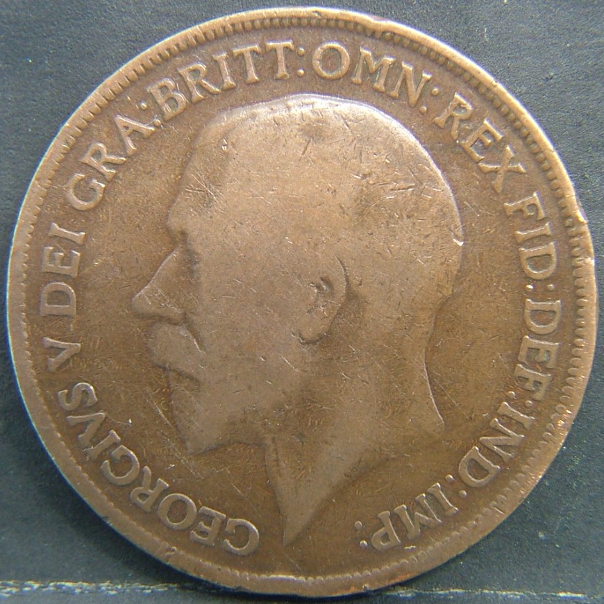 Back side of 🇬🇧 United Kingdom – Monarchs and Milestones 1 Penny 1914 coin
