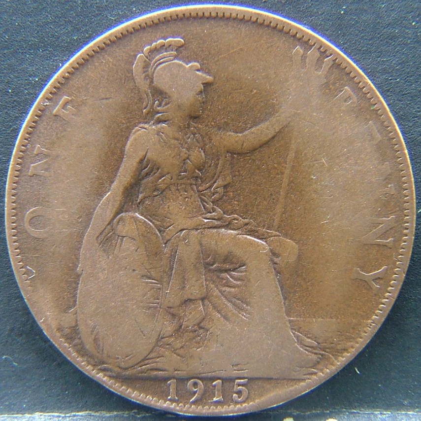 Additional view 1 of 🇬🇧 United Kingdom – Monarchs and Milestones 1 Penny 1915 coin