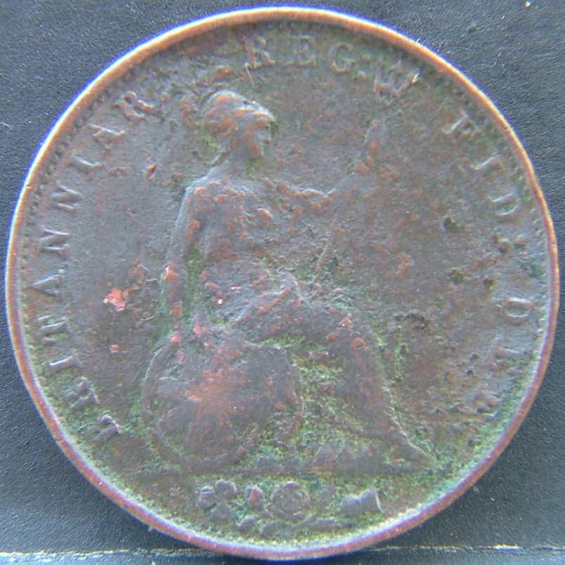 Additional view 1 of 🇬🇧 United Kingdom – Monarchs and Milestones Half Penny 1853 coin