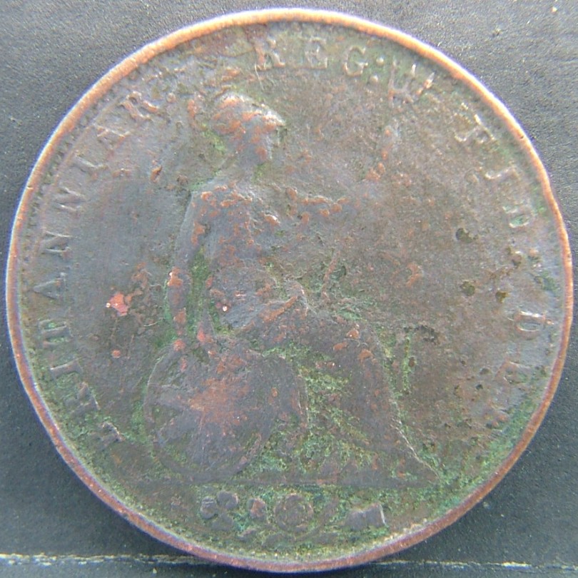 Additional view 2 of 🇬🇧 United Kingdom – Monarchs and Milestones Half Penny 1853 coin