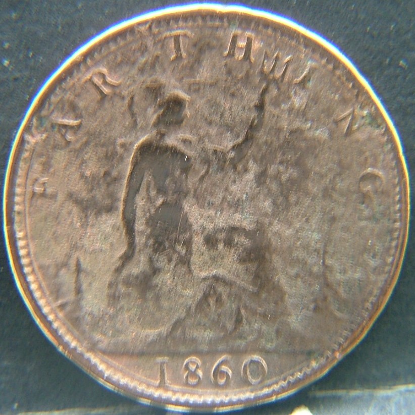 Additional view 1 of 🇬🇧 United Kingdom – Monarchs and Milestones Farthing 1860 coin