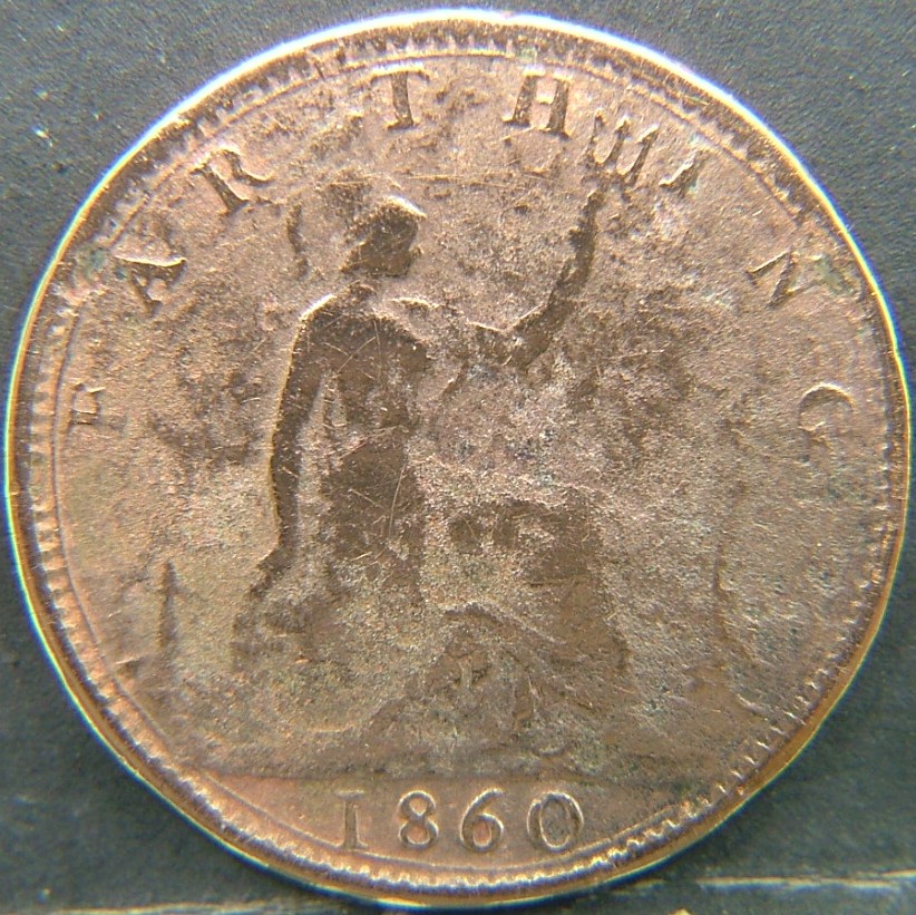 Additional view 2 of 🇬🇧 United Kingdom – Monarchs and Milestones Farthing 1860 coin