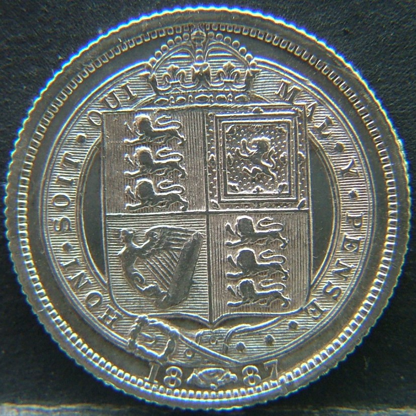 Additional view 1 of 🇬🇧 United Kingdom – Monarchs and Milestones 6 Pence 1887 coin