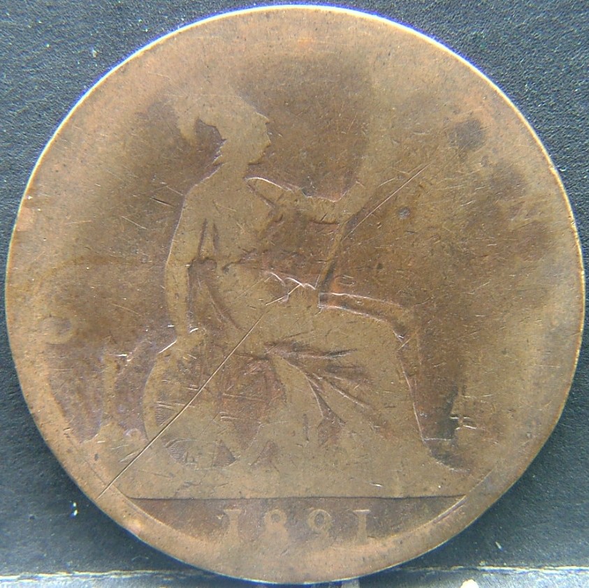 Additional view 1 of 🇬🇧 United Kingdom – Monarchs and Milestones 1 Penny 1891 coin