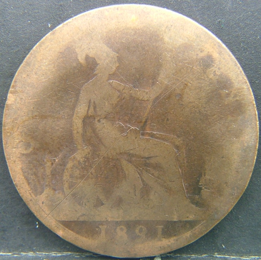 Additional view 2 of 🇬🇧 United Kingdom – Monarchs and Milestones 1 Penny 1891 coin