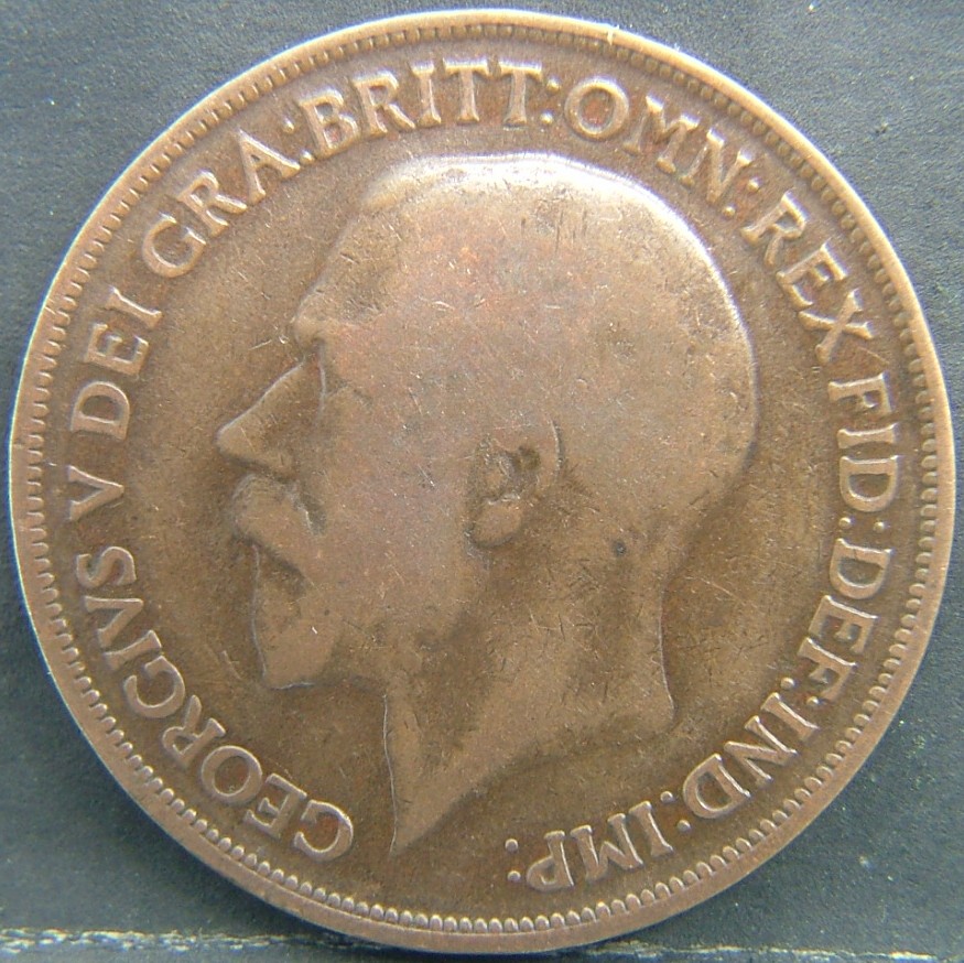 Back side of 🇬🇧 United Kingdom – Monarchs and Milestones 1 Penny 1918 coin