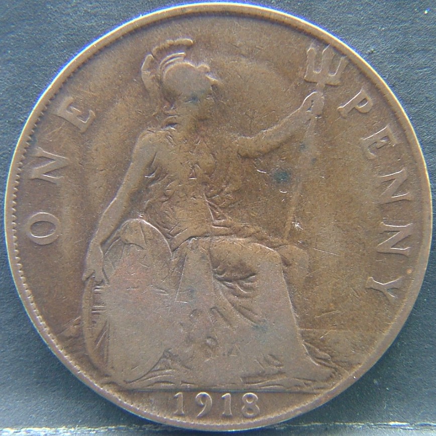 Additional view 1 of 🇬🇧 United Kingdom – Monarchs and Milestones 1 Penny 1918 coin