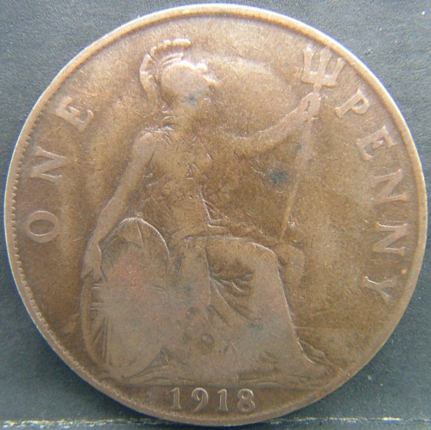 Additional view 2 of 🇬🇧 United Kingdom – Monarchs and Milestones 1 Penny 1918 coin