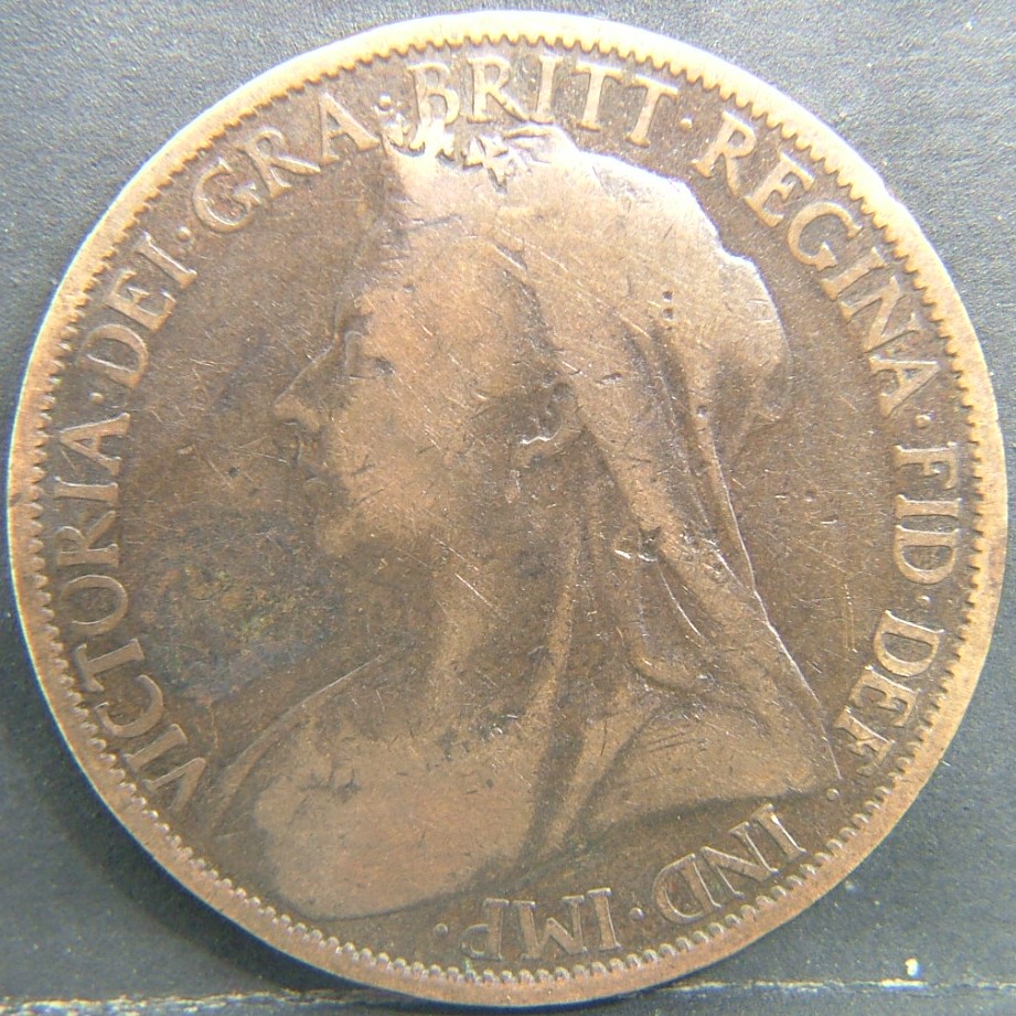 Back side of 🇬🇧 United Kingdom – Monarchs and Milestones 1 Penny 1900 coin