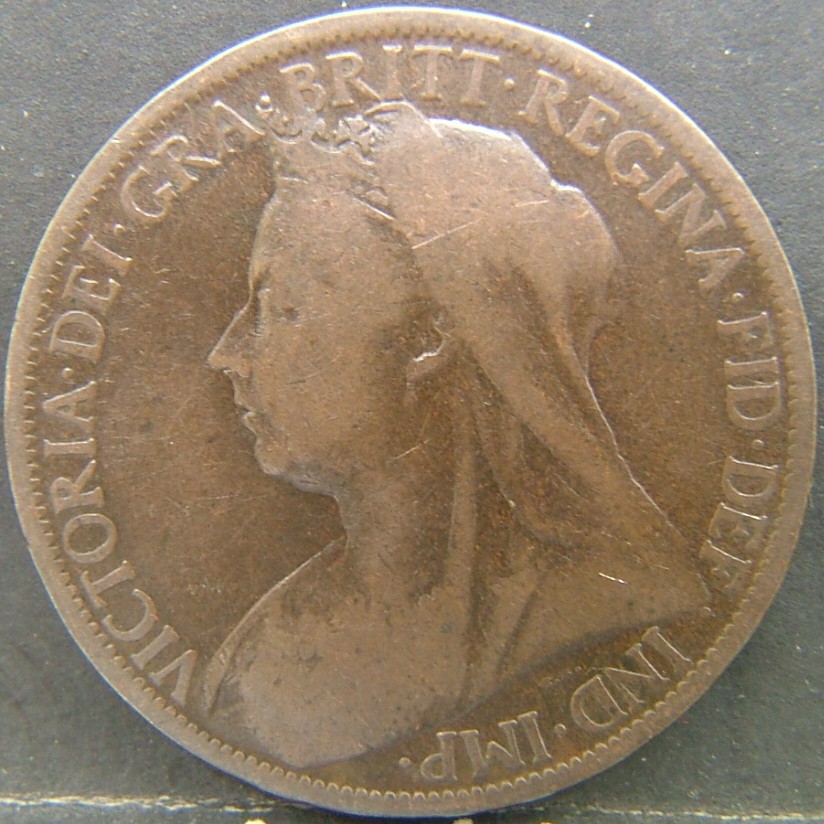 Back side of 🇬🇧 United Kingdom – Monarchs and Milestones 1 Penny 1901 coin