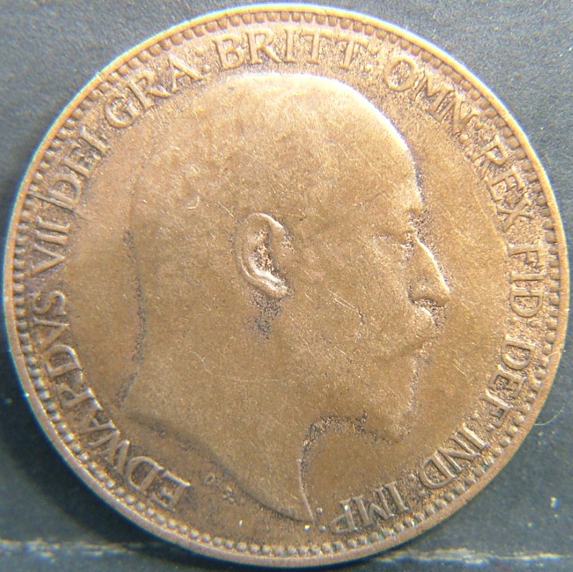 Back side of 🇬🇧 United Kingdom – Monarchs and Milestones Farthing 1908 coin