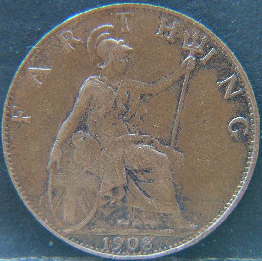 Additional view 1 of 🇬🇧 United Kingdom – Monarchs and Milestones Farthing 1908 coin