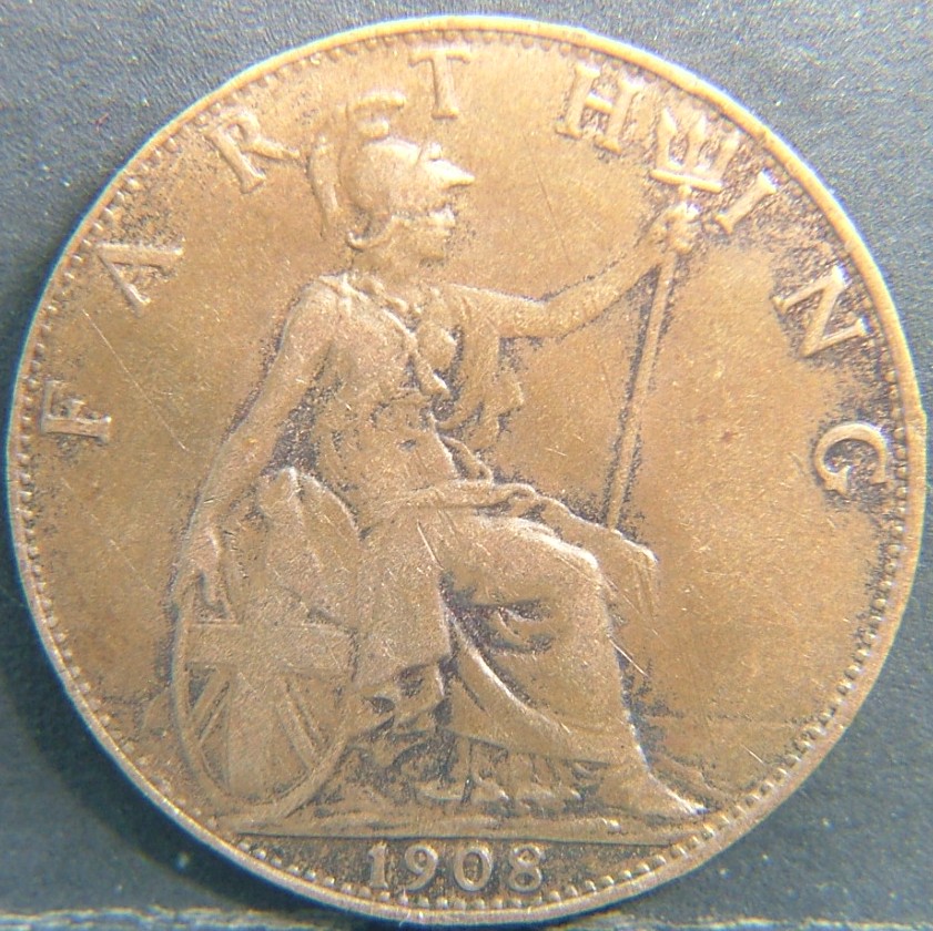 Additional view 2 of 🇬🇧 United Kingdom – Monarchs and Milestones Farthing 1908 coin