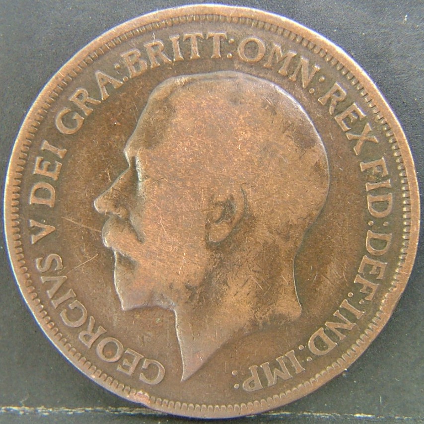 Back side of 🇬🇧 United Kingdom – Monarchs and Milestones 1 Penny 1913 coin