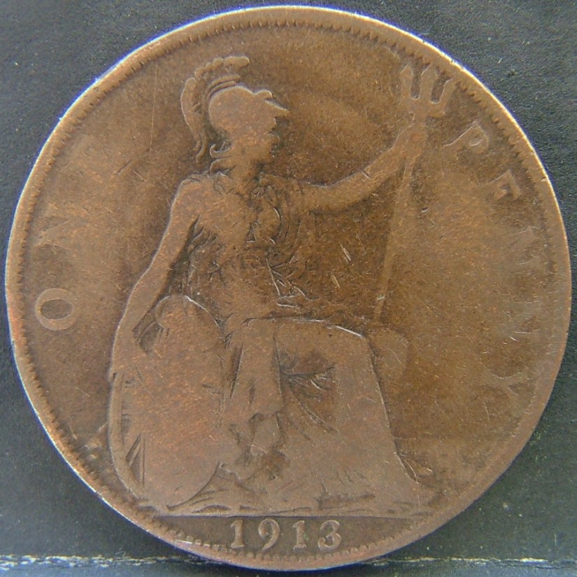 Additional view 1 of 🇬🇧 United Kingdom – Monarchs and Milestones 1 Penny 1913 coin