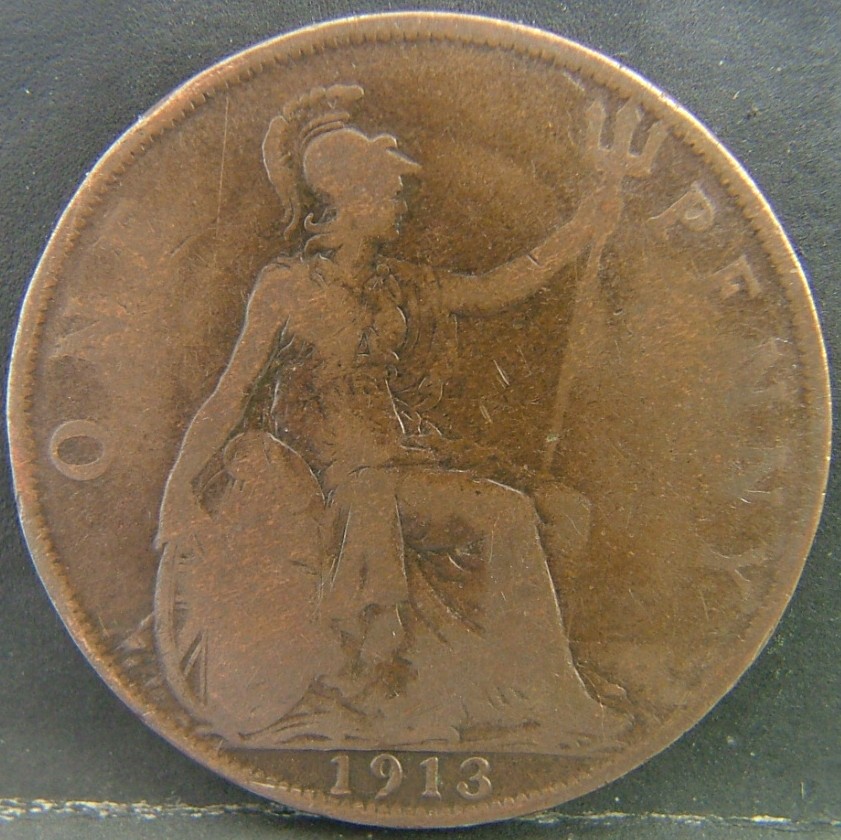 Additional view 2 of 🇬🇧 United Kingdom – Monarchs and Milestones 1 Penny 1913 coin