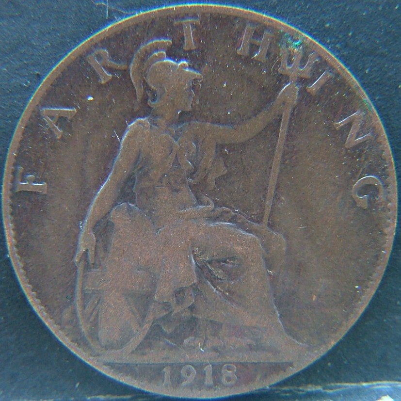 Additional view 1 of 🇬🇧 United Kingdom – Monarchs and Milestones Farthing 1918 coin