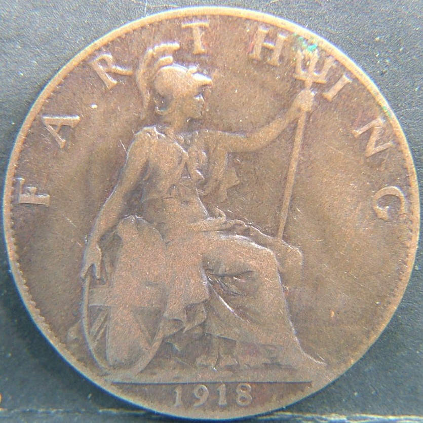 Additional view 2 of 🇬🇧 United Kingdom – Monarchs and Milestones Farthing 1918 coin