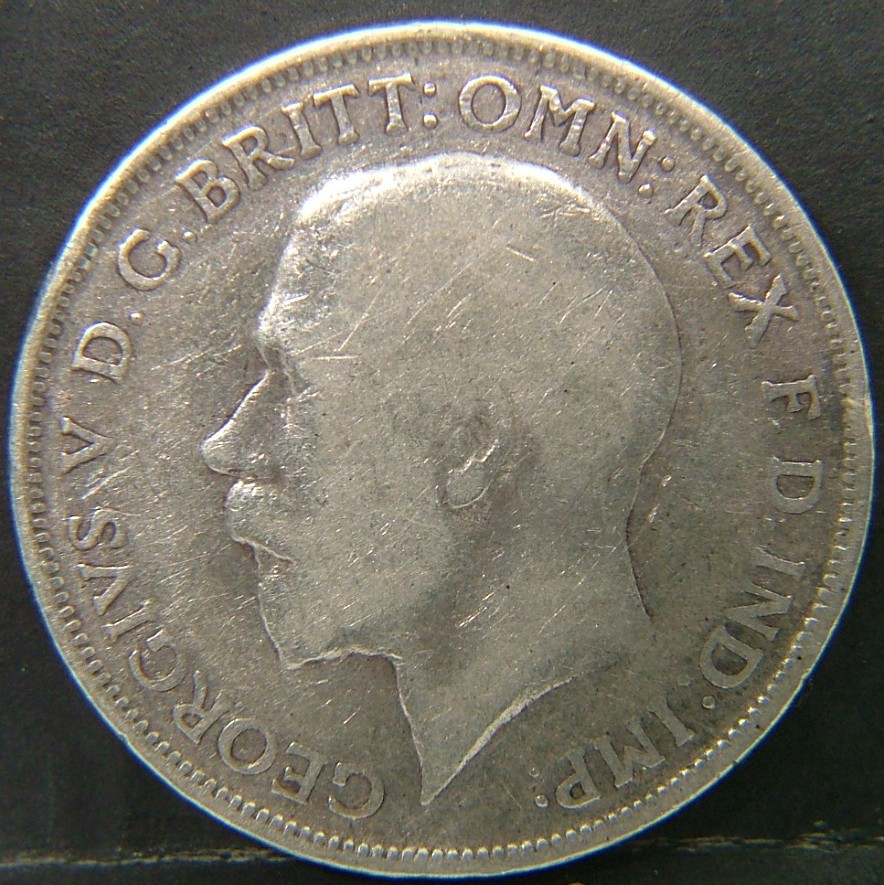 Back side of 🇬🇧 United Kingdom – Monarchs and Milestones Florin 1919 coin