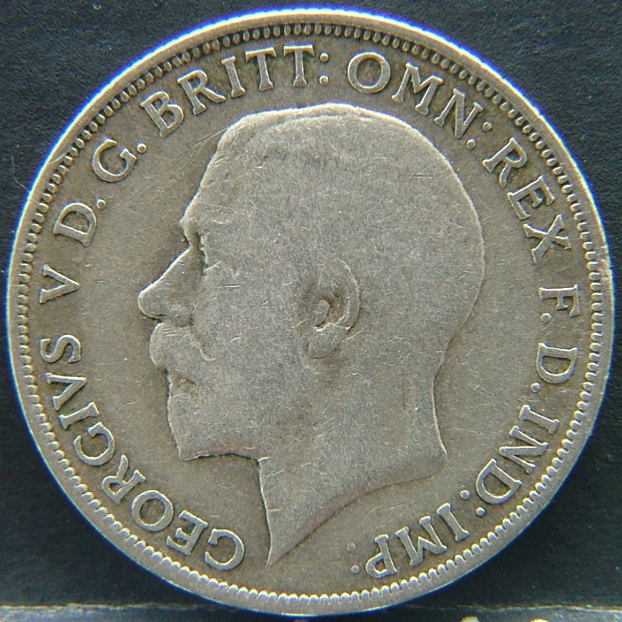 Front side of 🇬🇧 United Kingdom – Monarchs and Milestones Florin 1921 coin