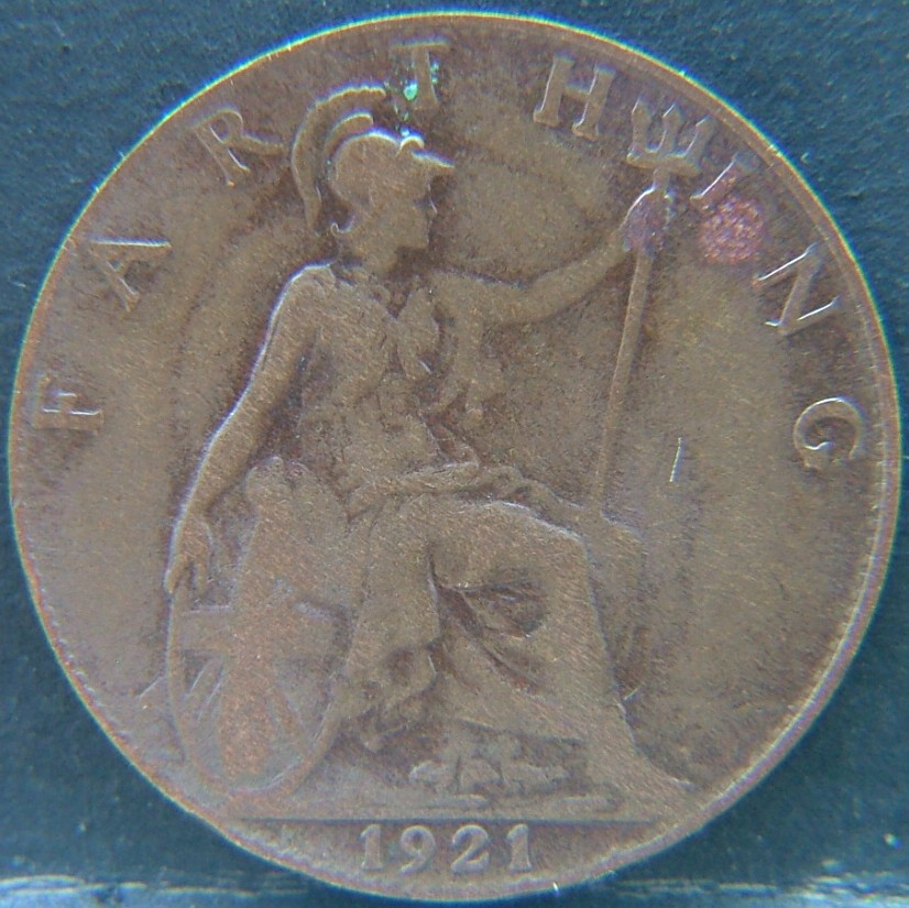 Additional view 1 of 🇬🇧 United Kingdom – Monarchs and Milestones Farthing 1921 coin