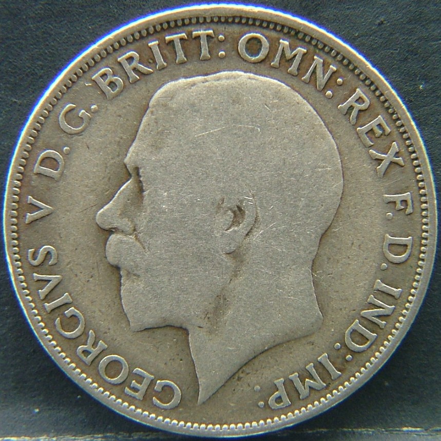 Front side of 🇬🇧 United Kingdom – Monarchs and Milestones Florin 1922 coin