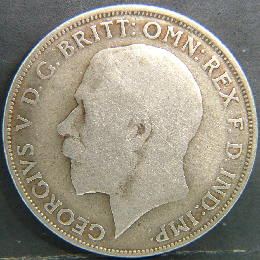 Back side of 🇬🇧 United Kingdom – Monarchs and Milestones Florin 1922 coin