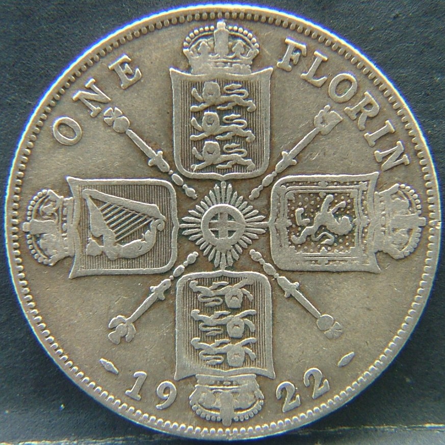 Additional view 1 of 🇬🇧 United Kingdom – Monarchs and Milestones Florin 1922 coin