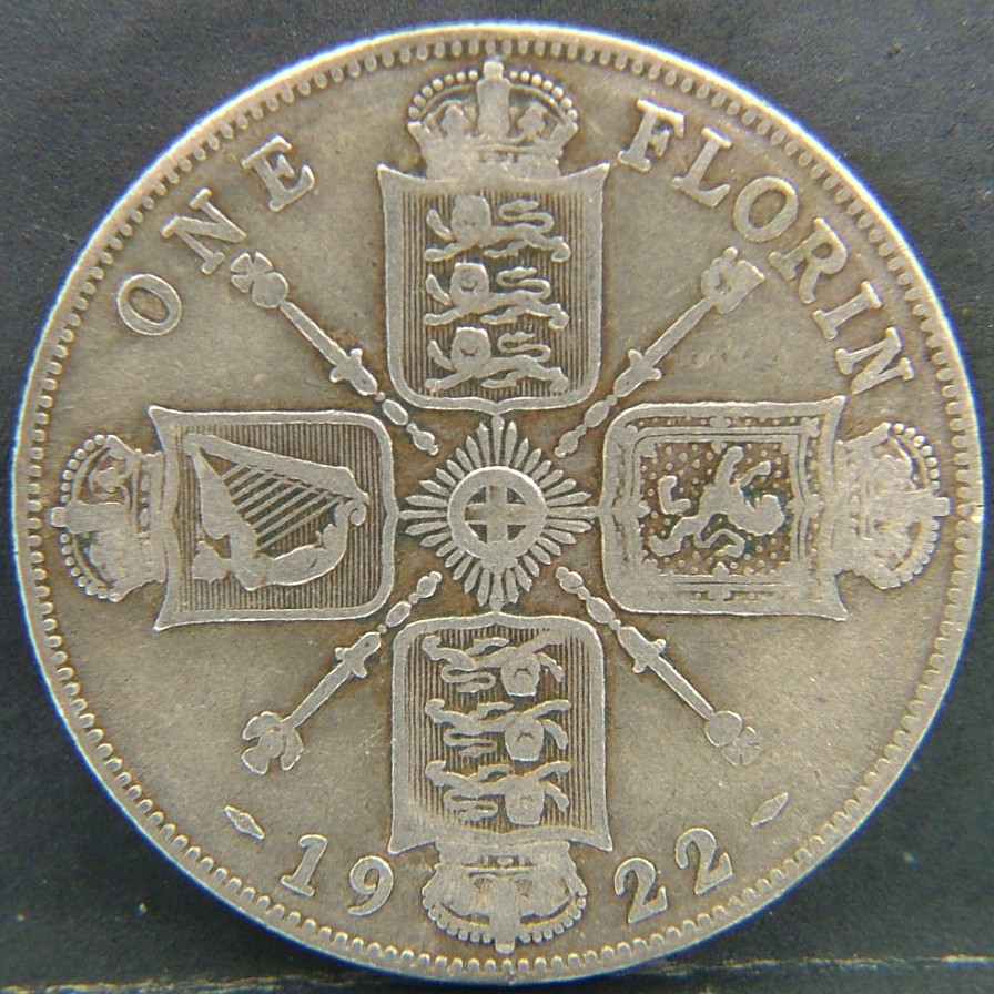 Additional view 2 of 🇬🇧 United Kingdom – Monarchs and Milestones Florin 1922 coin