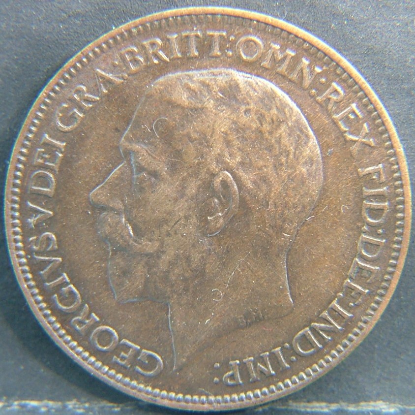 Back side of 🇬🇧 United Kingdom – Monarchs and Milestones Farthing 1924 coin