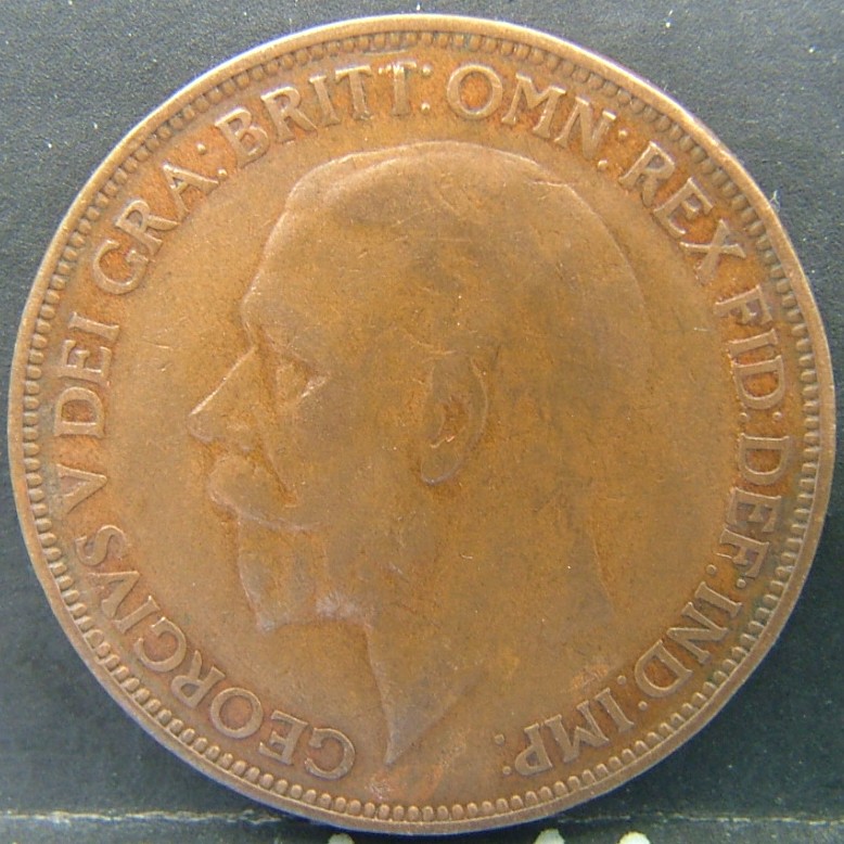 Back side of 🇬🇧 United Kingdom – Monarchs and Milestones 1 Penny 1927 coin