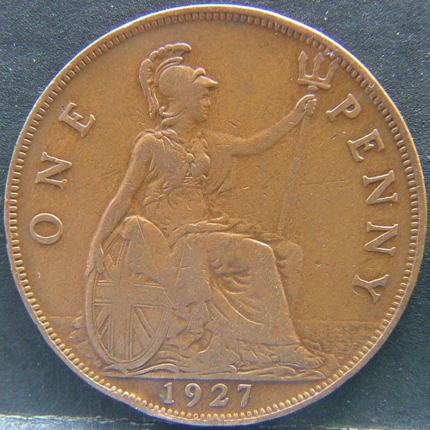 Additional view 1 of 🇬🇧 United Kingdom – Monarchs and Milestones 1 Penny 1927 coin