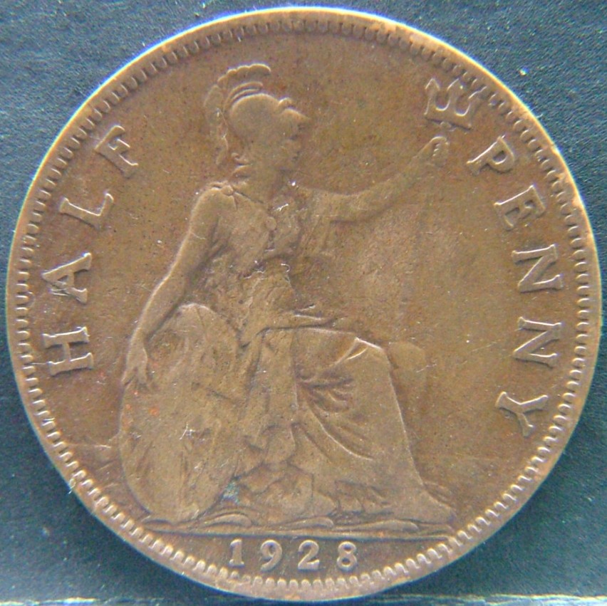 Additional view 1 of 🇬🇧 United Kingdom – Monarchs and Milestones Half Penny 1928 coin