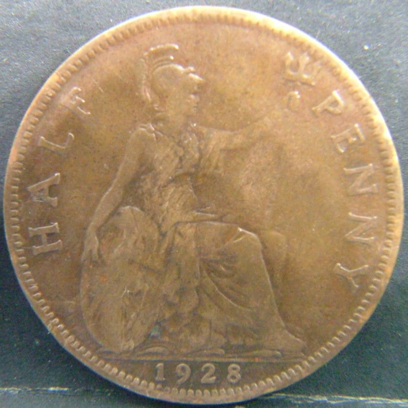 Additional view 2 of 🇬🇧 United Kingdom – Monarchs and Milestones Half Penny 1928 coin