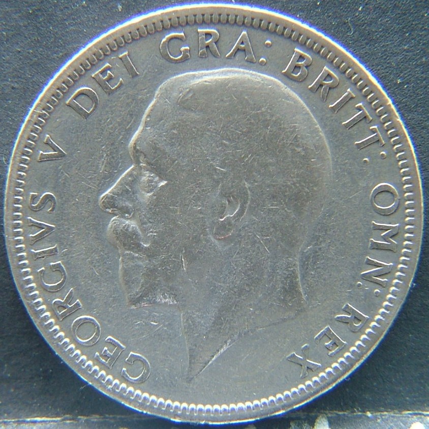 Front side of 🇬🇧 United Kingdom – Monarchs and Milestones Florin 1929 coin