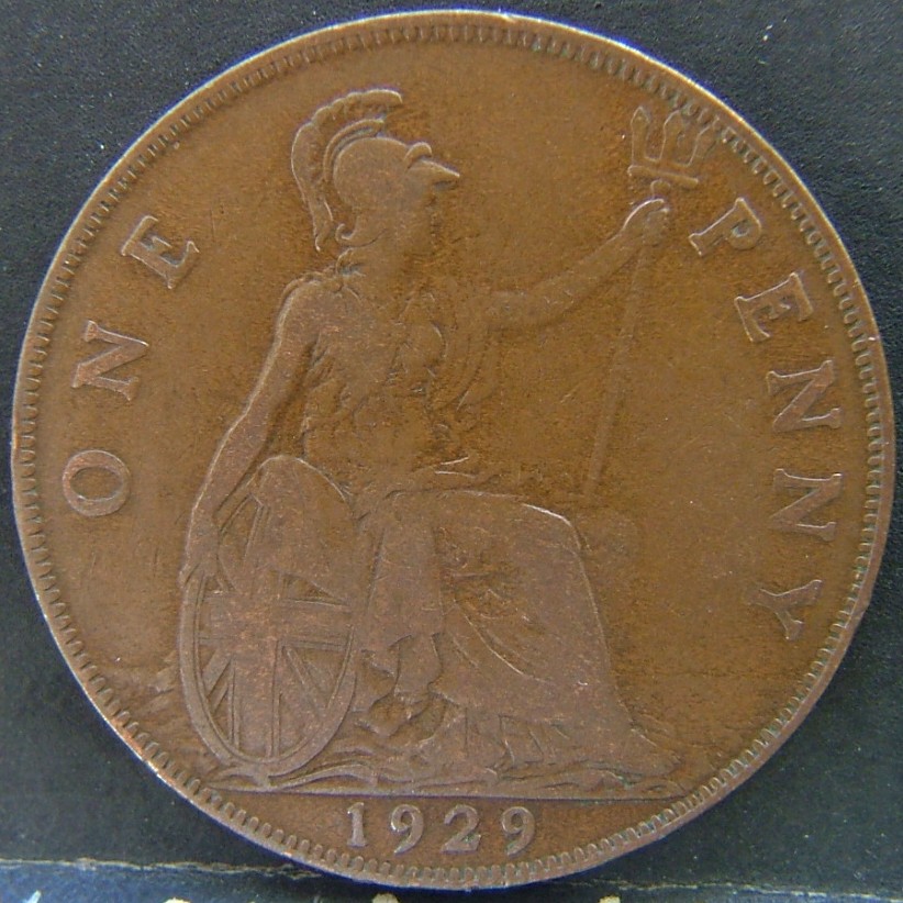 Additional view 1 of 🇬🇧 United Kingdom – Monarchs and Milestones 1 Penny 1929 coin