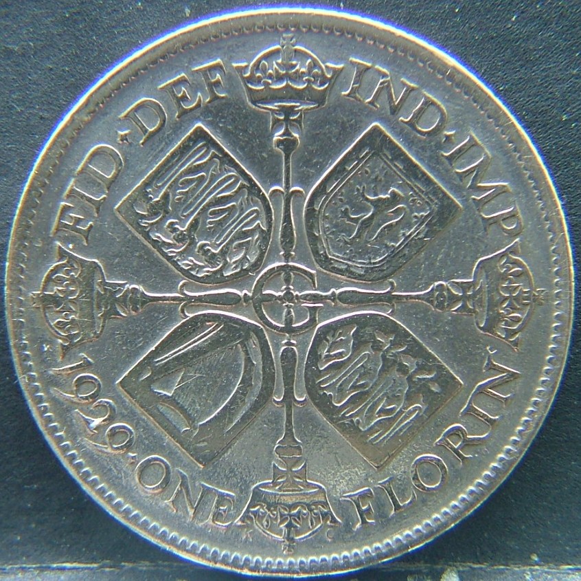 Additional view 1 of 🇬🇧 United Kingdom – Monarchs and Milestones Florin 1929 coin