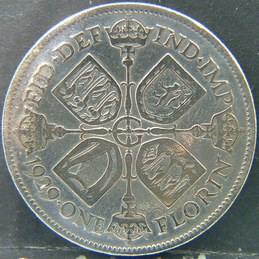 Additional view 2 of 🇬🇧 United Kingdom – Monarchs and Milestones Florin 1929 coin
