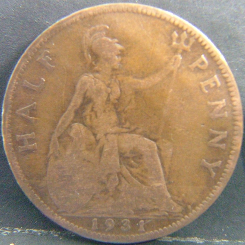Additional view 2 of 🇬🇧 United Kingdom – Monarchs and Milestones Half Penny 1931 coin
