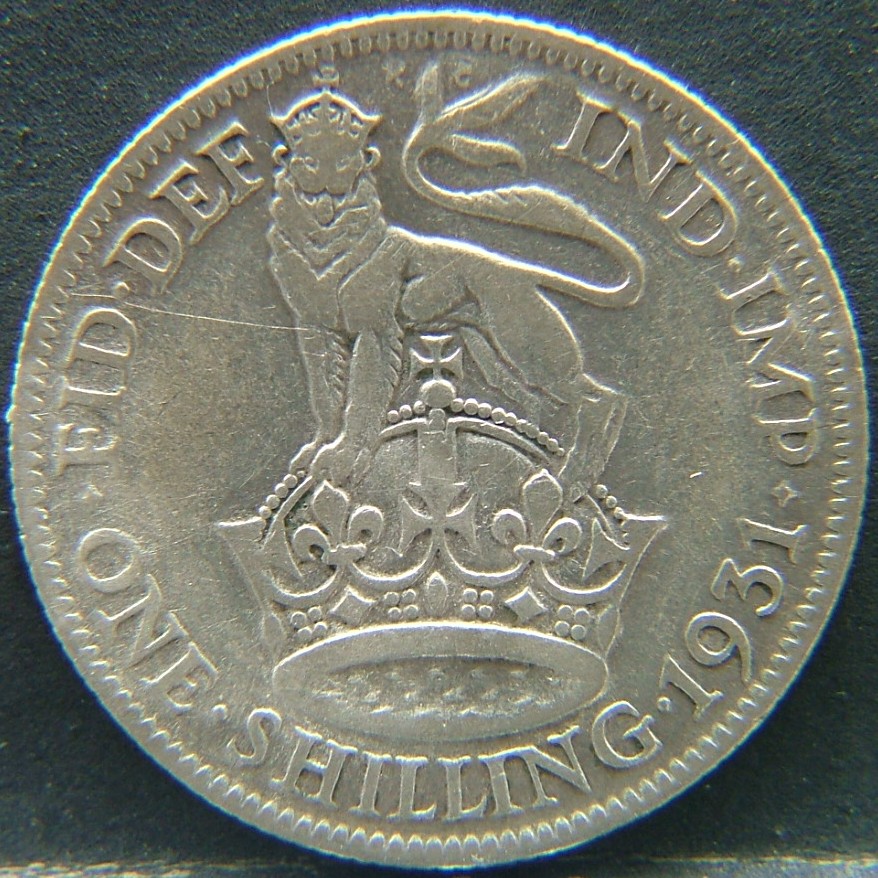 Additional view 1 of 🇬🇧 United Kingdom – Monarchs and Milestones 1 Shilling 1931 coin
