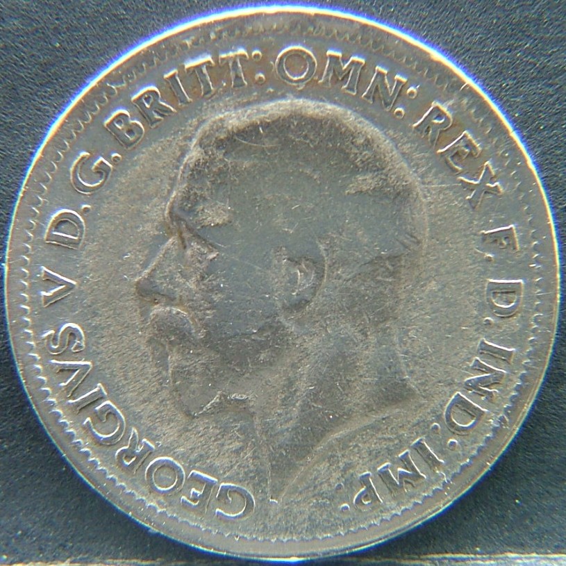 Front side of 🇬🇧 United Kingdom – Monarchs and Milestones 6 Pence 1933 coin
