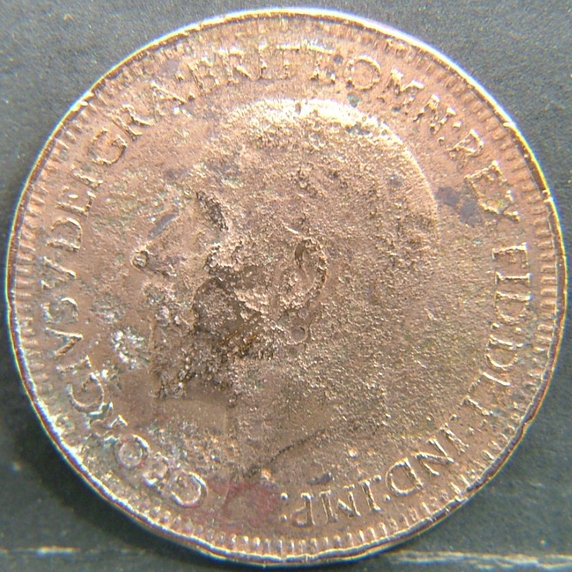 Back side of 🇬🇧 United Kingdom – Monarchs and Milestones Farthing 1933 coin