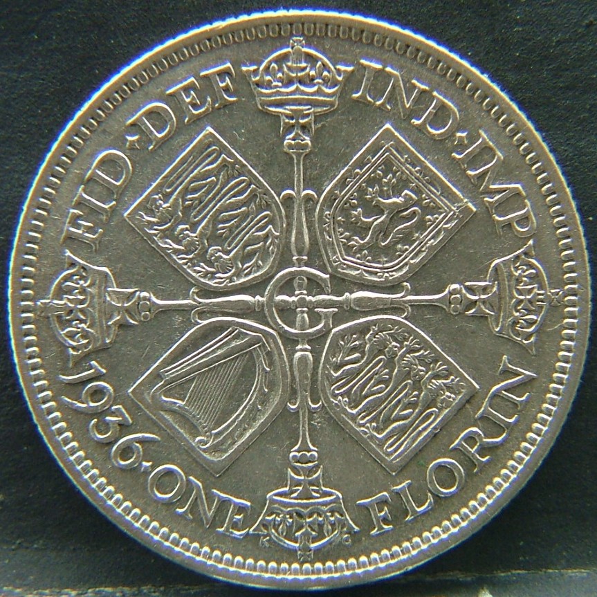 Additional view 1 of 🇬🇧 United Kingdom – Monarchs and Milestones Florin 1936 coin