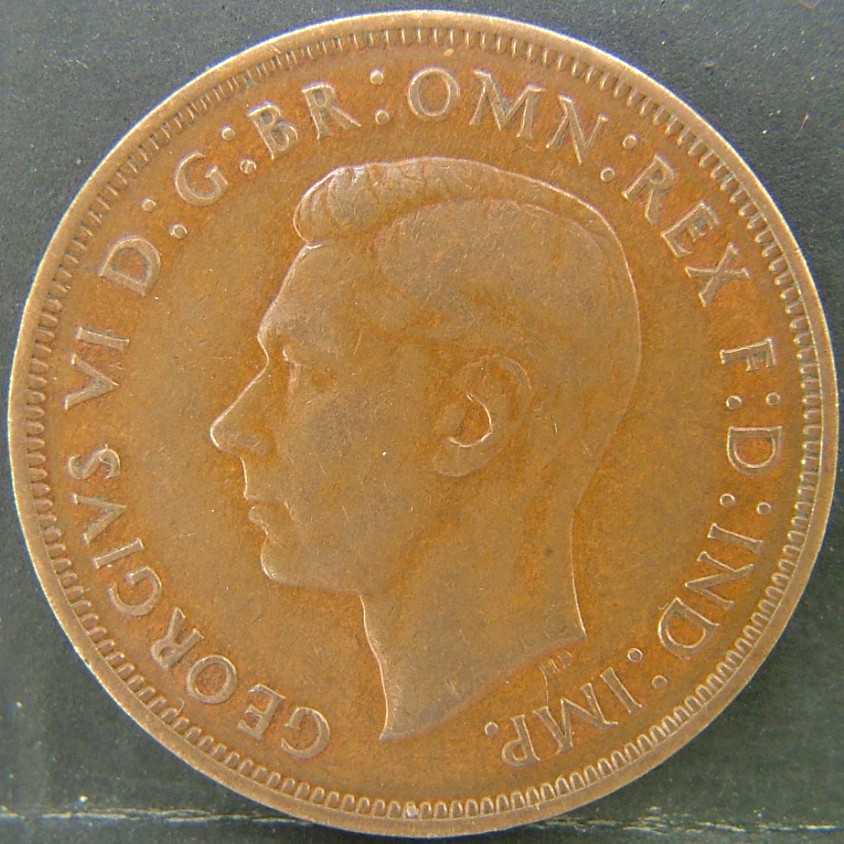 Back side of 🇬🇧 United Kingdom – Monarchs and Milestones 1 Penny 1939 coin