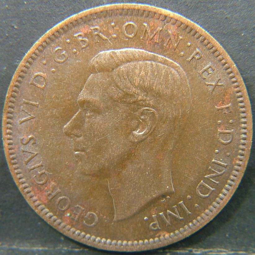 Back side of 🇬🇧 United Kingdom – Monarchs and Milestones Farthing 1939 coin