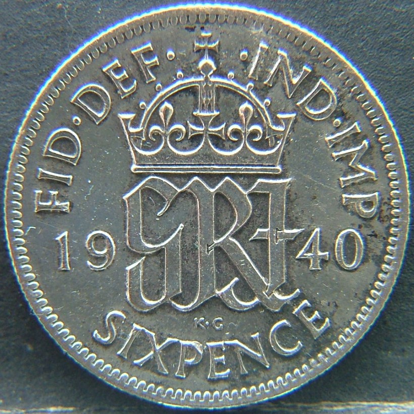 Additional view 1 of 🇬🇧 United Kingdom – Monarchs and Milestones 6 Pence 1940 coin