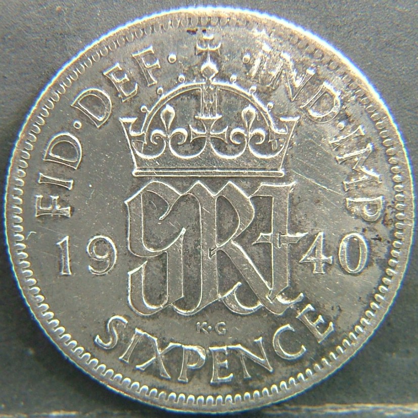 Additional view 2 of 🇬🇧 United Kingdom – Monarchs and Milestones 6 Pence 1940 coin