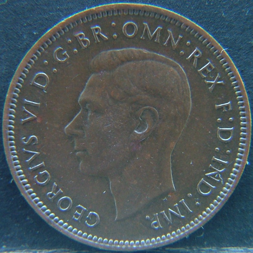Front side of 🇬🇧 United Kingdom – Monarchs and Milestones Farthing 1941 coin