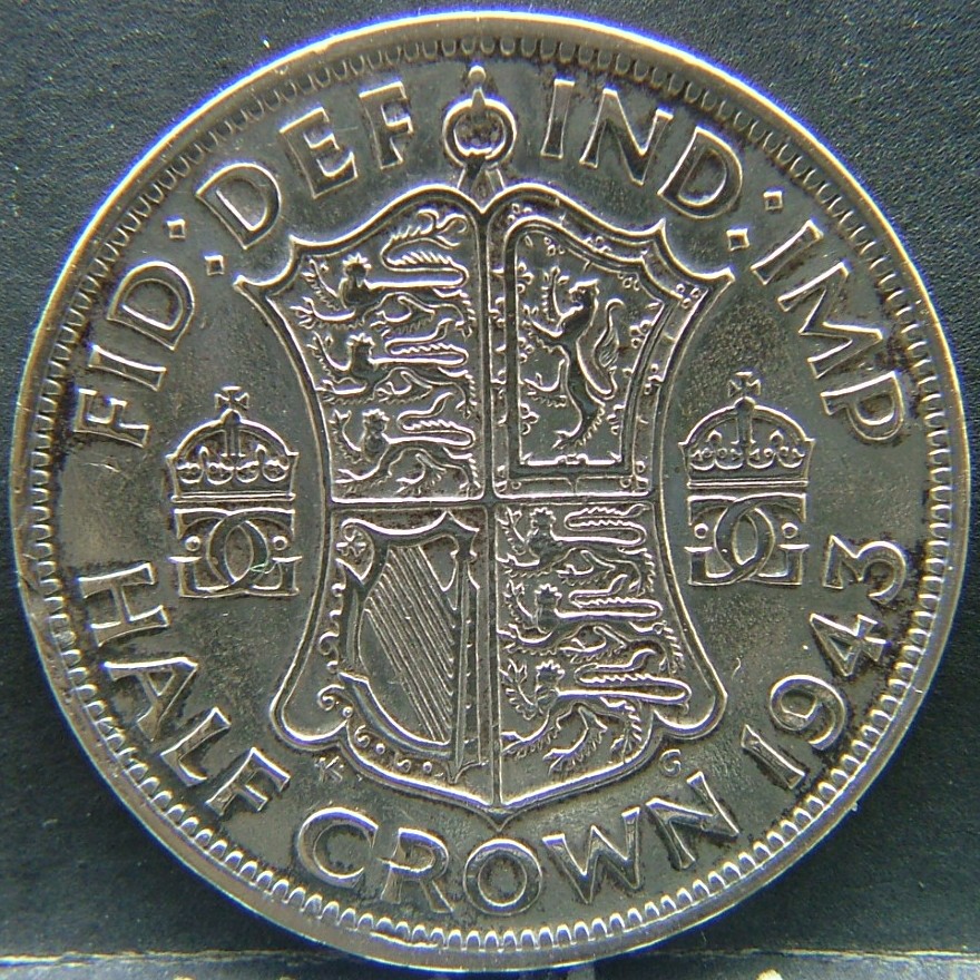 Additional view 1 of 🇬🇧 United Kingdom – Monarchs and Milestones Half Crown 1943 coin